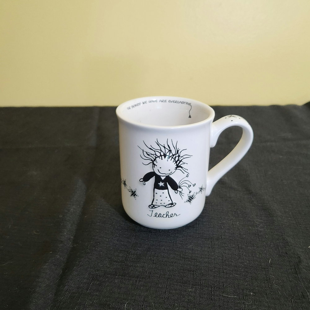 Marci Charming White Teacher Coffee Mug